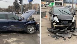 У Луцьку на Рівненській врізалися два легковики: деталі (фото)