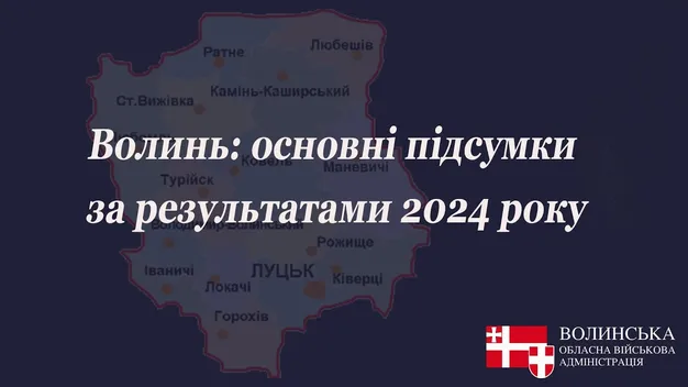«Волинь завжди була символом сили, традицій і єдності», – голова ОДА Іван Рудницький підсумував 2024-ий рік (відео)