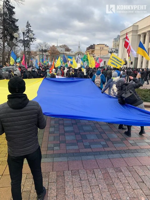 У Києві мітингують волинські підприємці: що вимагають (відео)
