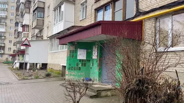Під'їзд будинку, в якому трапилося вбивство