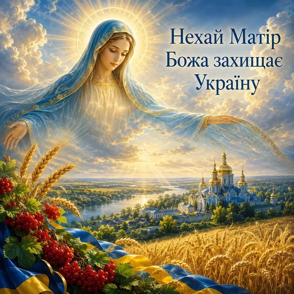 З Успінням Пресвятої Богородиці 2026: картинки й теплі привітання