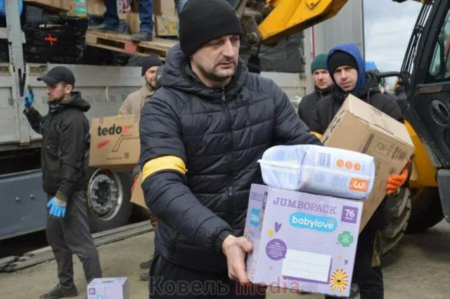 У Ковель прибуло 10 тонн гуманітарного вантажу з Німеччини (фото)
