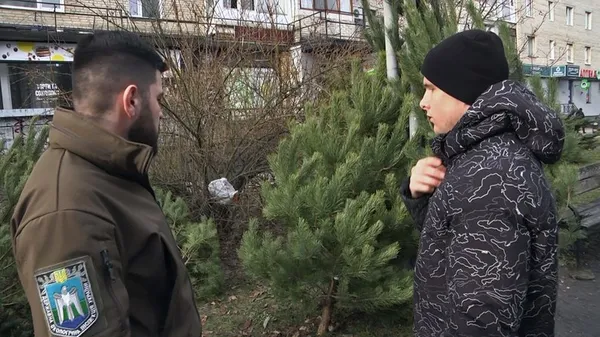 У Луцьку серед продавців «святкових» дерев шукали порушників