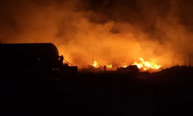 На Херсонщині окупанти знищили власний потяг з боєприпасами, – ГУР
