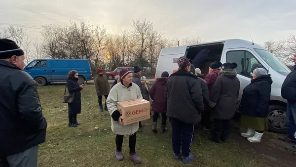 Volunteers delivered «family packages» from the Americans to the Kherson region