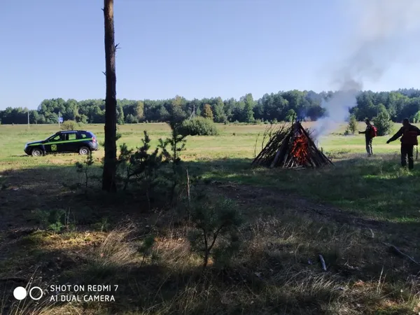 У ратнівському лісі гасили «пожежу» (фото)