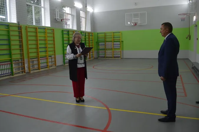 У Ковельському ліцеї оновили спортзал