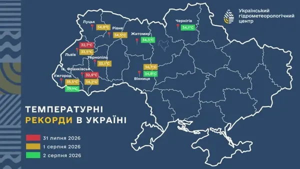 Коли в Україні спаде спека і стане легше