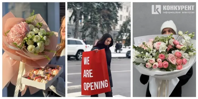 У центрі відкривають першу в Луцьку квіткову кондитерську (фото)