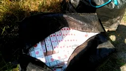 Волиняни намагались перенести через кордон контрабандні сигарети (фото)