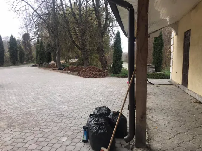 До молодіжного центру Луцька проклали стежку з дерева (фото)