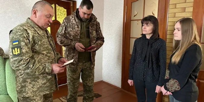 На Волині рідним захисника вручили посмертну нагороду