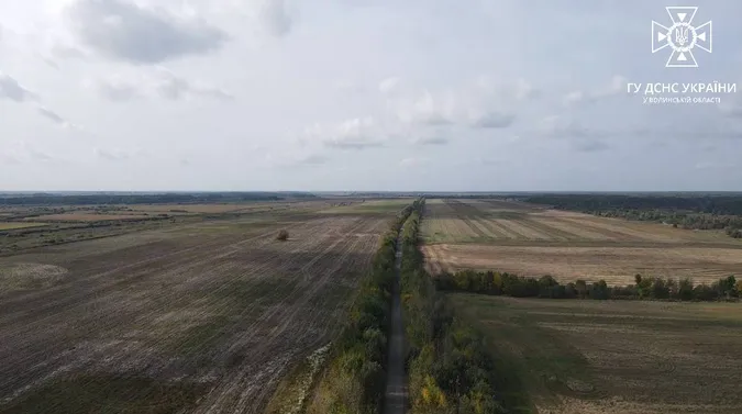 Знайшли дроном: на Волині палій заплатить 3060 штрафу (фото)
