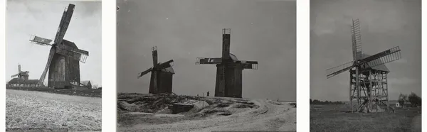 1917 рік: 1. Млин в с. Купичів; 2. Млини в с. Крухиничі; 3. Руїни млина в с. Холопичі