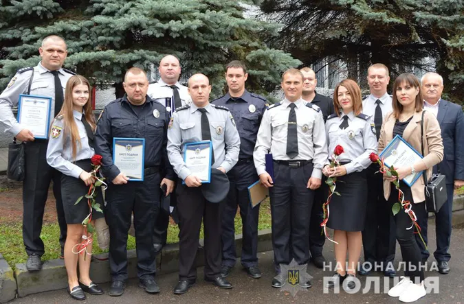На Волині відзначили кращих поліцейських (фото)
