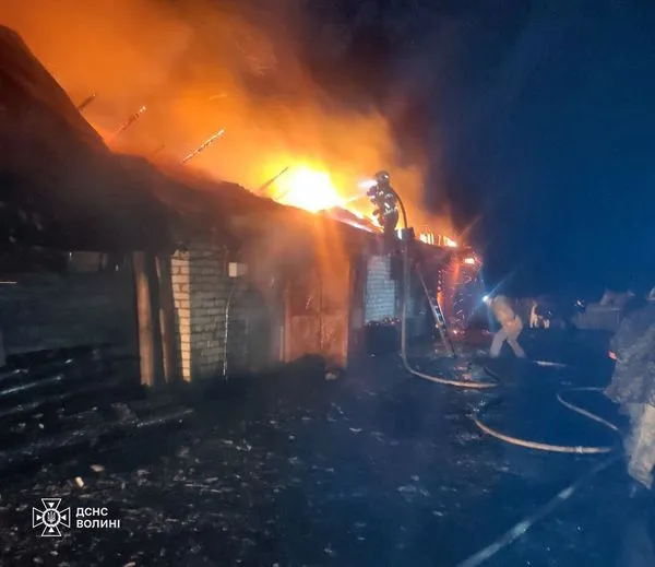 На Волині холодильник ледь не спалив цілу хату (фото)