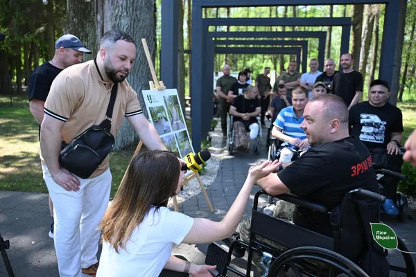 На Волині створюють перше в Україні безбар'єрне місце відпочинку в лісі (фото)