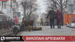 Прокладали кабелі, а знайшли культурні пам’ятки: у Луцьку земельні роботи в історичній частині міста (відео)