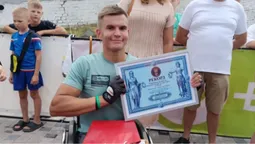 25-річний волинянин з інвалідністю встановив національний рекорд