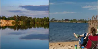 Поліське море: серед пісочних дюн розкинулася смарагдова лагуна з кришталевою водою (фото)