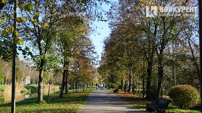 Як у луцькому Центральному парку панує осінь (фото)