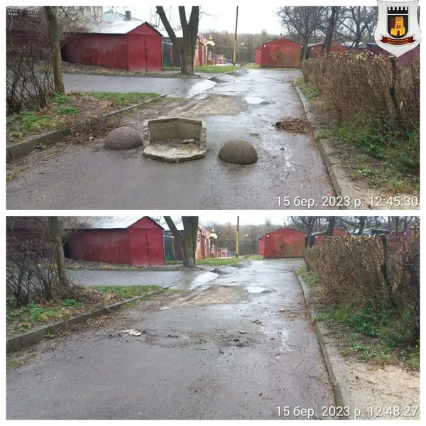 У Луцьку демонтували незаконні обмежувачі руху (фото)