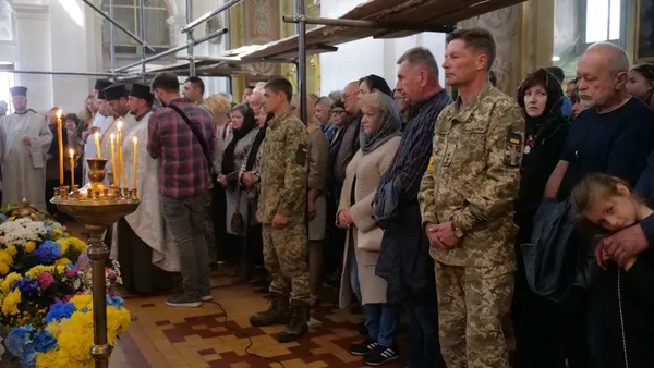 У Луцьку попрощалися із загиблим на війні Маркіяном Нагорнюком (фото, відео)