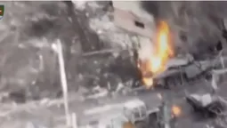Бійці 14 ОМБр знищили ворожий танк (відео)