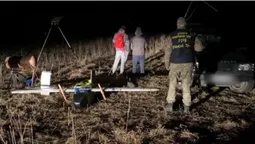 На Волині затримали контрабандистів з кустарним безпілотником (відео)