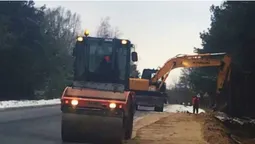 На Волині триває ремонт дороги між Ковелем і Турійськом (фото, відео)