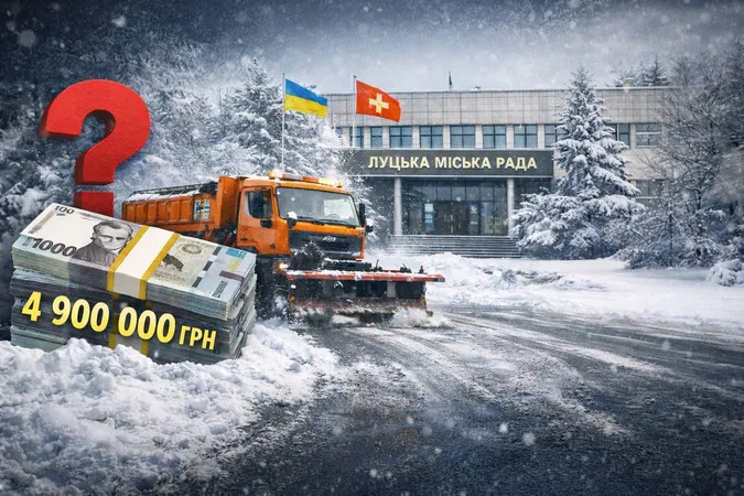 У Луцьку посеред весни оголосили тендер на прибирання снігу майже на 5 мільйонів