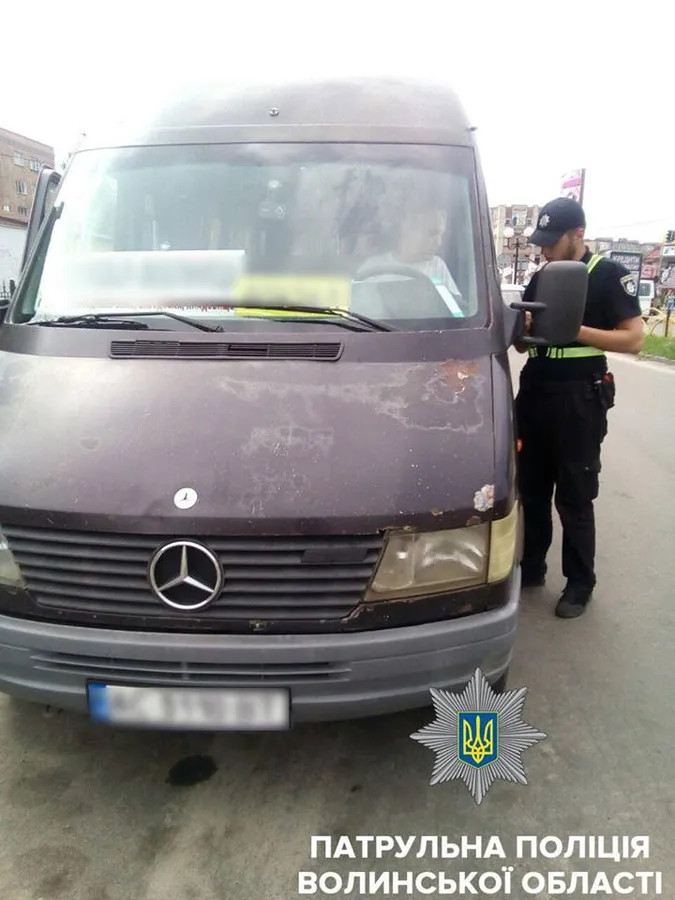 Перевірка маршруток на Волині: виявили понад 100 порушників 
