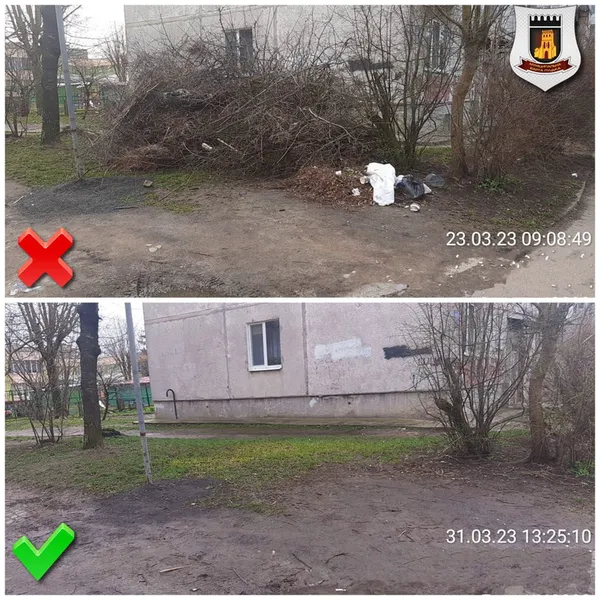 У Луцьку комунальники залишили після себе гору сміття (фото)