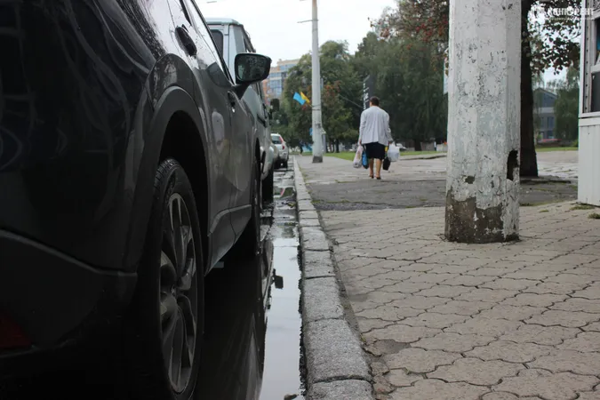 Підтоплені двори і опале листя: наслідки грози у Луцьку (фото)