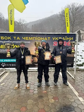 Рекордний улов: волиняни тріумфували на чемпіонаті з крижаної рибалки