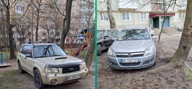 У Луцьку паркохамів оштрафували за знищені зелені зони (фото)