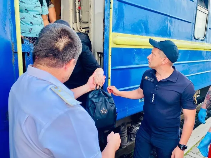 На Волинь прибув другий евакуаційний потяг з Харківської області (фото)
