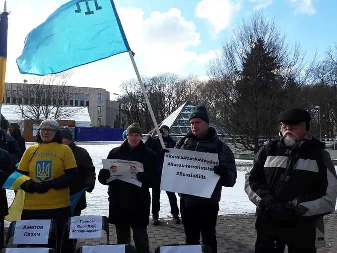 У Ризі закликали звільнити українських політв’язнів із російських тюрем (фото)