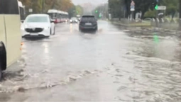 У Луцьку через сильну зливу затопило частину вулиць (відео)