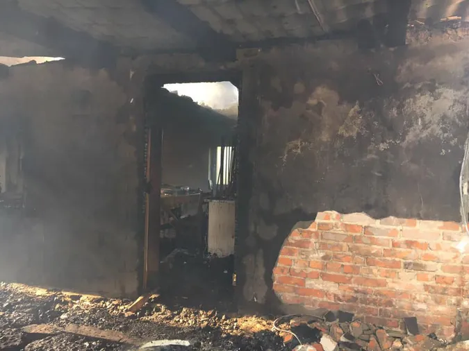 На Володимирщині горіли житловий будинок і літня кухня (фото)