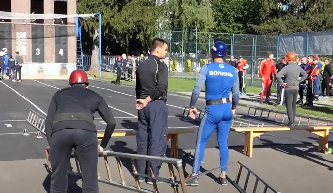 У Луцьку змагались понад 140 волинських рятувальників (відео)