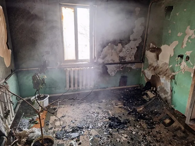На Волині згоріла кімната в житловому будинку