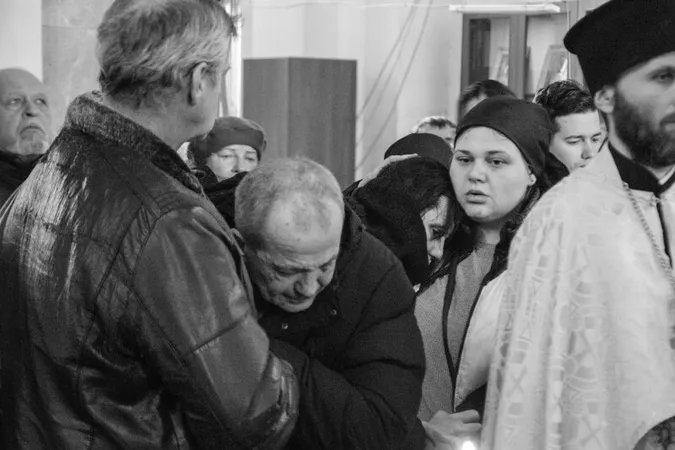 У Луцьку попрощалися з полеглим на Херсонщині 24-річним Юрієм Волошиним