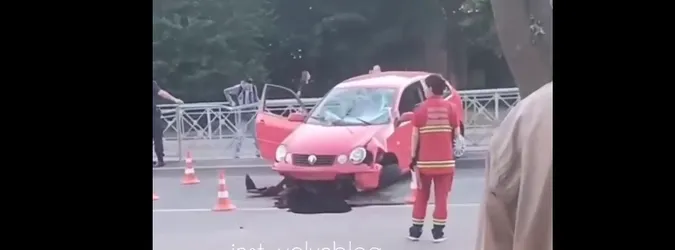 На дах і знову на колеса: у Ковелі від удару авто двічі перевернулося (відео)