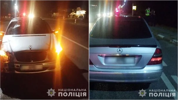 Автомобіль, який збив працівника екстренки