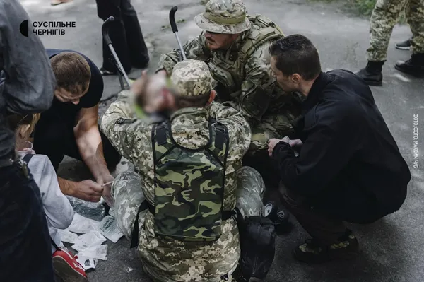 Від вибуху гранатомета на виставці у Чернігові травмовані троє дітей