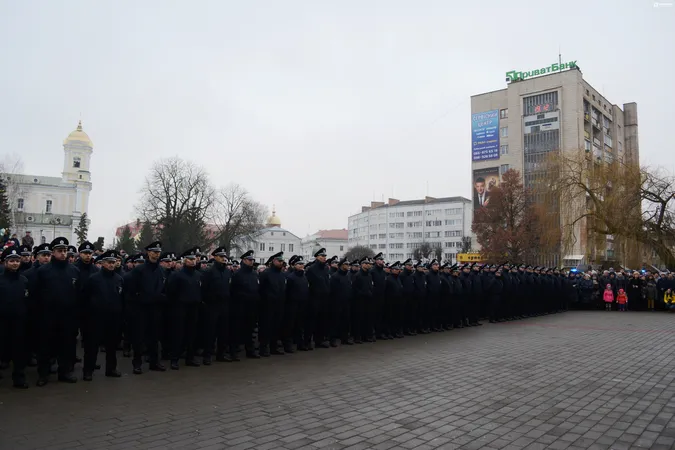 Патрульні поліцейські Луцька присягнули на вірність
