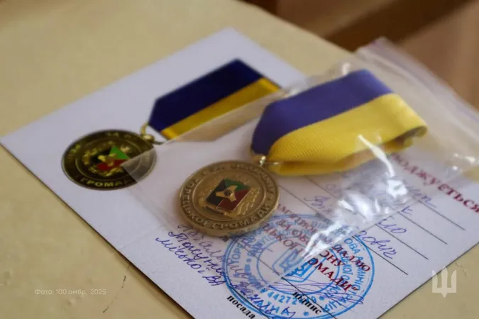 Бійців волинської «сотки» відзначили медалями «За оборону Торецької громади» (фото)