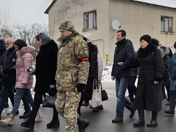 У Луцькому районі прощались із загиблим захисником Дмитром Стасем (фото)