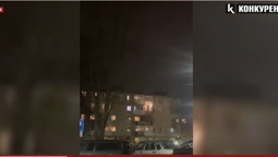У Луцьку з балкона багатоповерхівки запускали салюти (відео)
